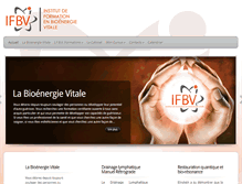Tablet Screenshot of ifbv-bioenergievitale.com